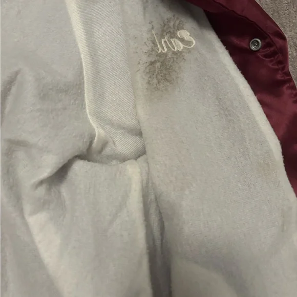 Vintage Auburn Sportswear Satin Bomber Jacket Cattlemen’s Club Riverbank CA XL - Picture 7 of 7